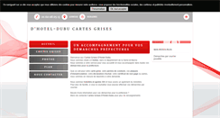 Desktop Screenshot of cartesgrises-plaques.fr